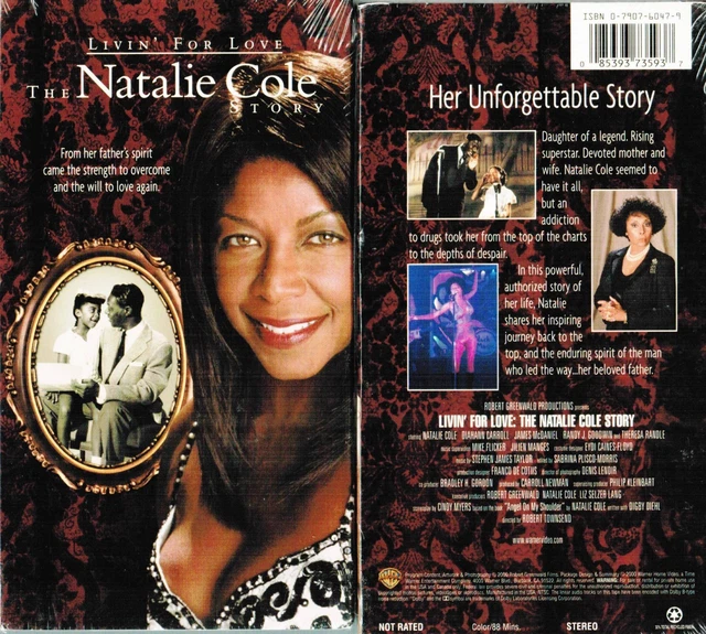 LIVIN' FOR LOVE Natalie Cole Story VHS Video Tape New Diahann Carrol R