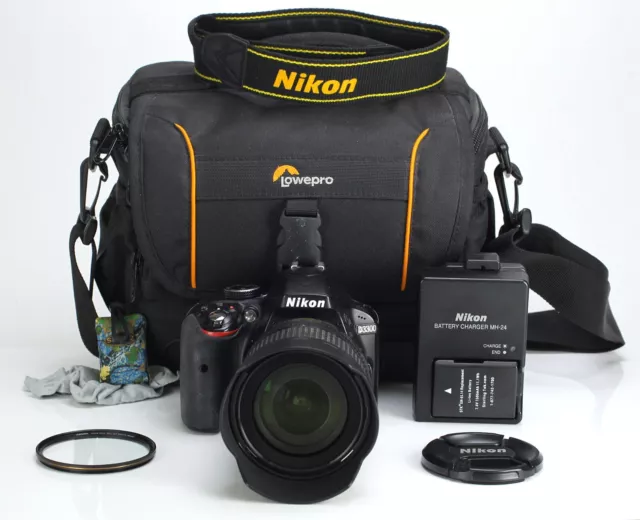 Nikon D3300 DSLR Camera & Nikon AF-S 18-105mm VR Zoom Lens Kit 7,408 Shots