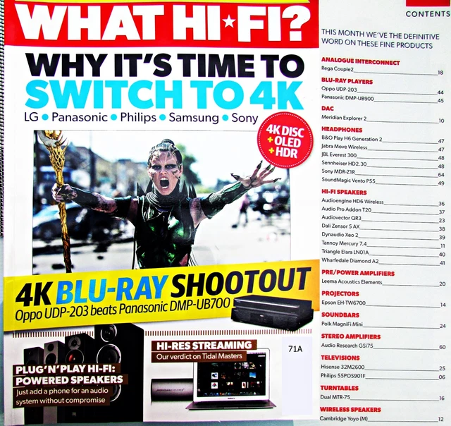 WHAT HI-FI 2017 Speakers Dali Dynaudio Tannoy Triangle Audiovector