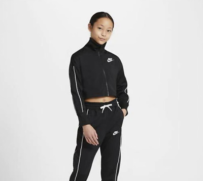 Nike Sportswear Big Kids (Girls) Activewear Black Size UK 13 (XL)#REF3