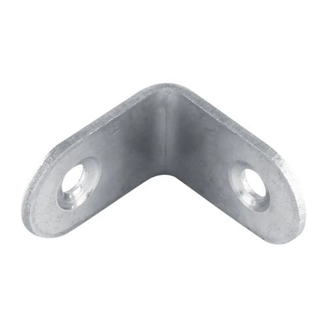 Bdfhjln 6 Pcs 30X30Mm Metal Corner Brace Joint Angle Droit Bracket Argent
