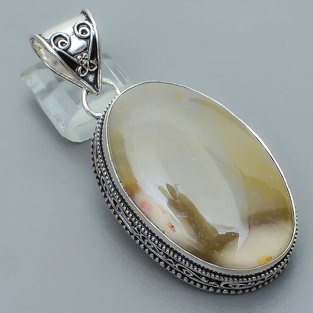 Imperial Jasper - Guadalajara 925 Sterling Silver Fine Art Pendant 2.15" M1588
