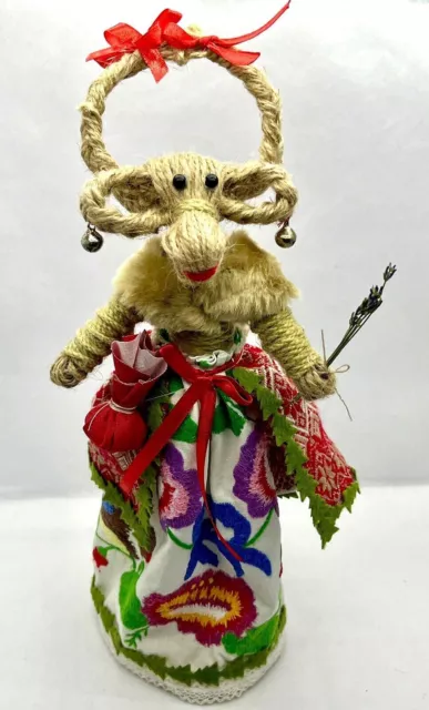 Motanka Goat Linen Threads Ethnic Doll Ukraine Slavic Traditional Boho Goats