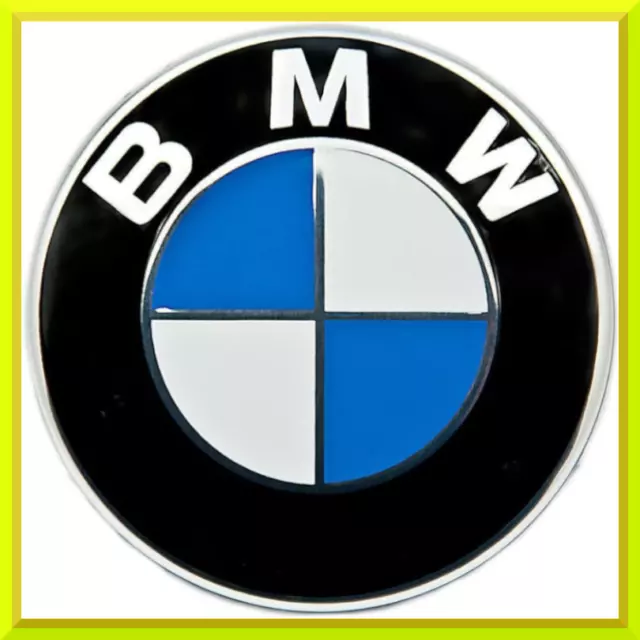 Centre de roue BMW autocollant 4x 55mm noir bleu brillant COMPATIBLE Cache Moyeu