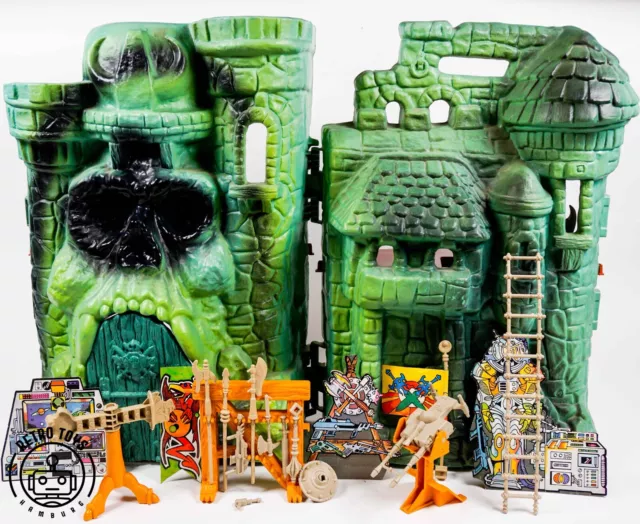 CASTLE GRAYSKULL Masters Of The Universe Komplett Complete Vollständig 1983 MotU