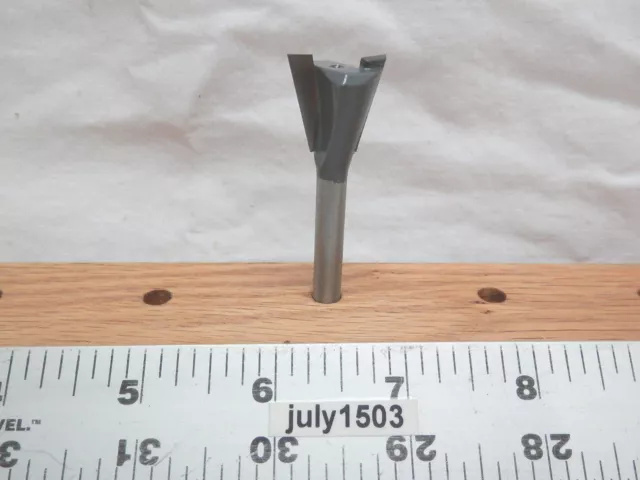 (1) NEW  MLCS 3/4" D 14° Dovetail Bit Carbide Tipped Router Bit Drawer Box n2
