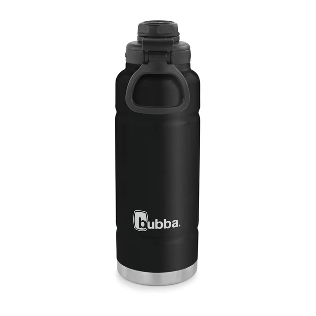 bubba Trailblazer Stainless Steel Water Bottle with Wide Mouth Lid Licorice,40fl