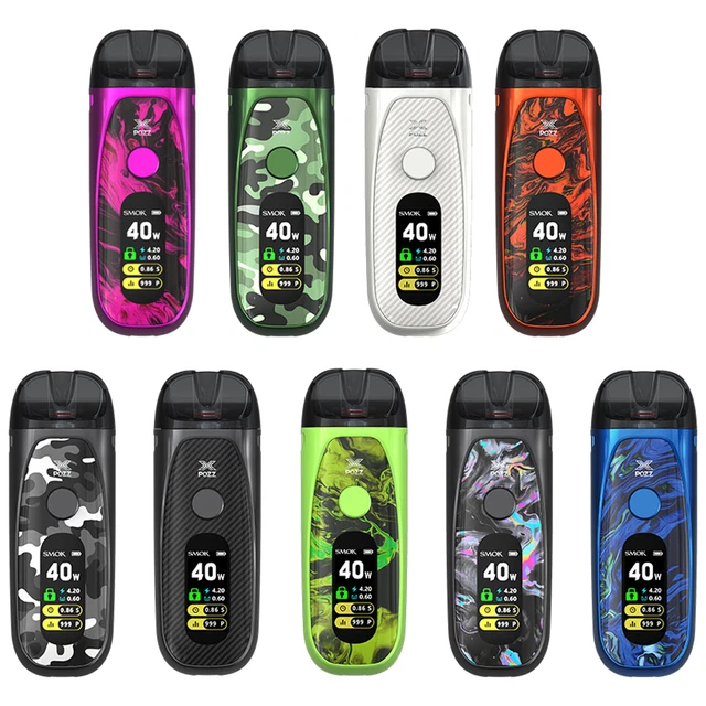 SMOK POZZ X 4,5ml 40W 1400mAh Pod System Kit E-Zigaretten Set Starter Kit  Vape EUR 33,79 - PicClick DE