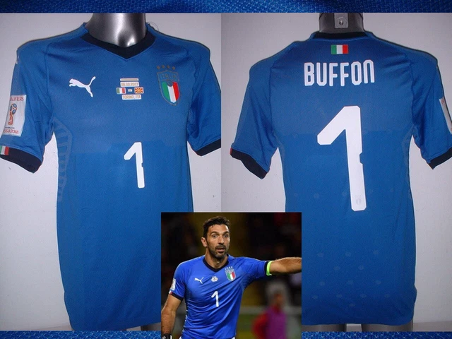 Maillot De Gardien Italie 2004 – Buffon N°1 – Puma – Taille XL – Ciel