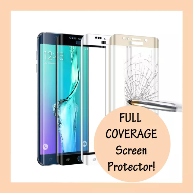 Full Coverage Tempered Glass Screen Protector for Samsung Galaxy S8 S9 S10 PLUS