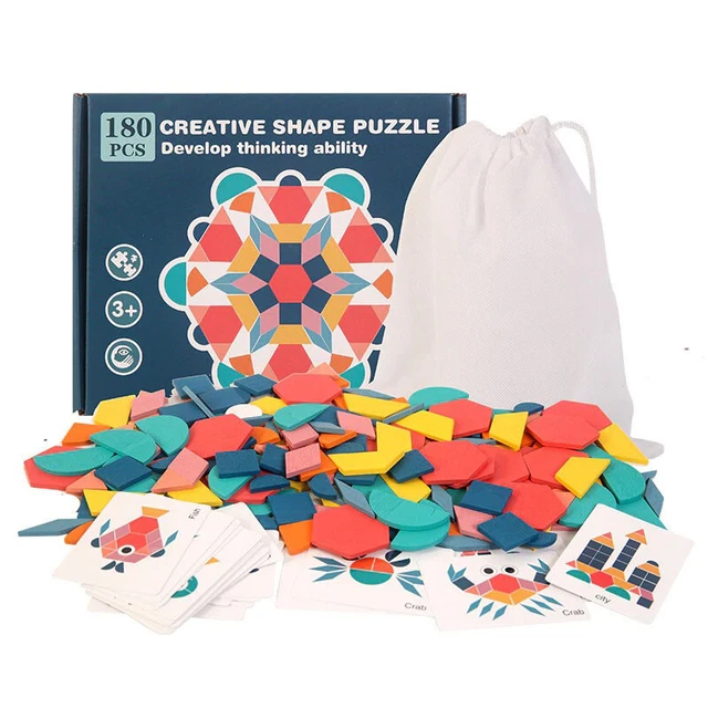 New Kids Wooden 3D Jigsaw Puzzle Clever Board Baby Montessori Educational Gift