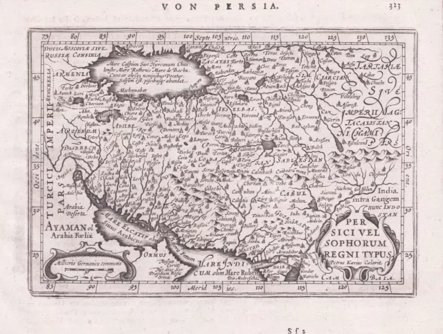 Iran Armenien Armenia Asia Asien Tehran Teheran map Karte Gerard Mercator 1651