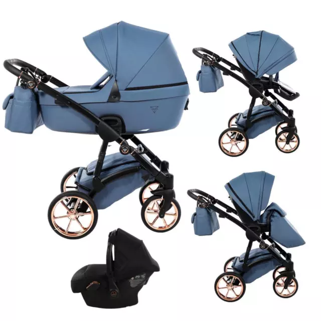 Poussette Junama Termo Tex Siège bébé isolé et Isofix optinal par Lux4Kids