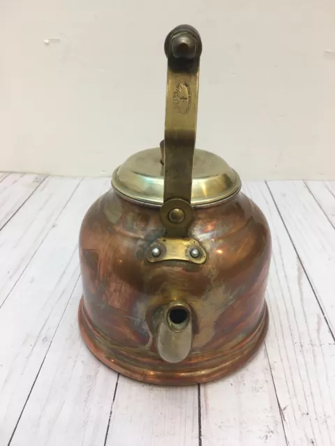 Vintage Centura International La Belle Cuisine Copper/Brass tea Kettle Mexico. 2