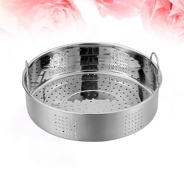 27 Cm Dumpling Steamer Basket Round Steamer Rack Metal Shelf Brackets Steam Pot
