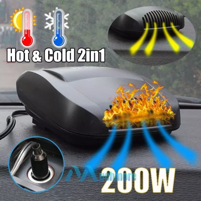 500W 12V CAR Heater Defroster Demister Heating Fan Plug in Cigarette  Lighter USA $34.69 - PicClick