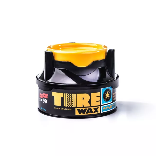 Soft99 Tire Black Wax - Durable Tyre Wax Coating Natural Sheen OFFICIAL STOCKIST