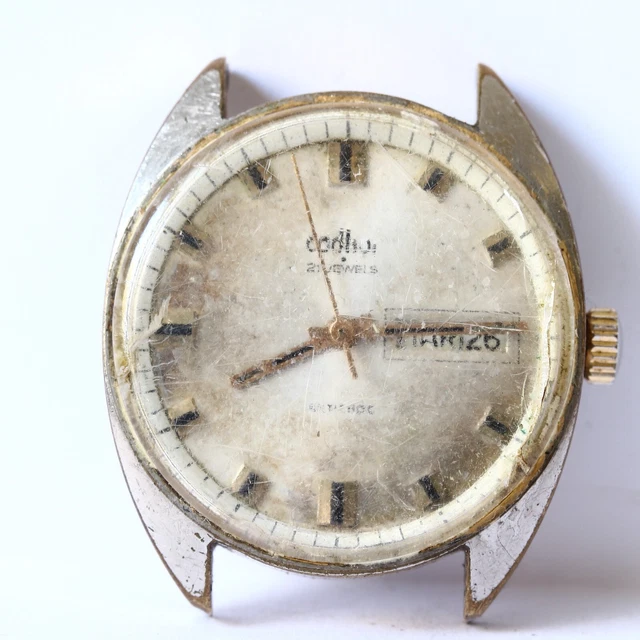 ANCIENNE MONTRE ACIER CODHOR MÉCANIQUE VINTAGE RARE