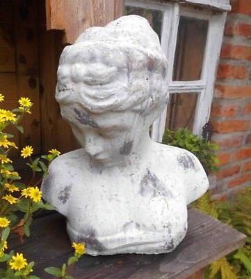 AJA Pflanzkopf Buste Tête de Femme Pflanzbüste Décoration Jardin Figurine 