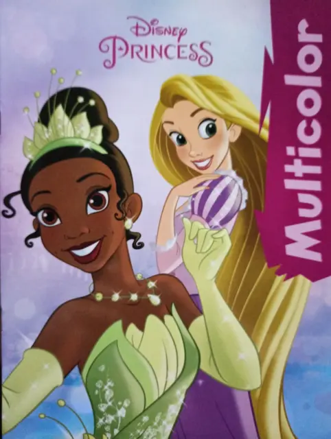 Malbuch Disney Princess  Multicolor DIN A4 Ausmalheft für Kinder Ausmalspaß