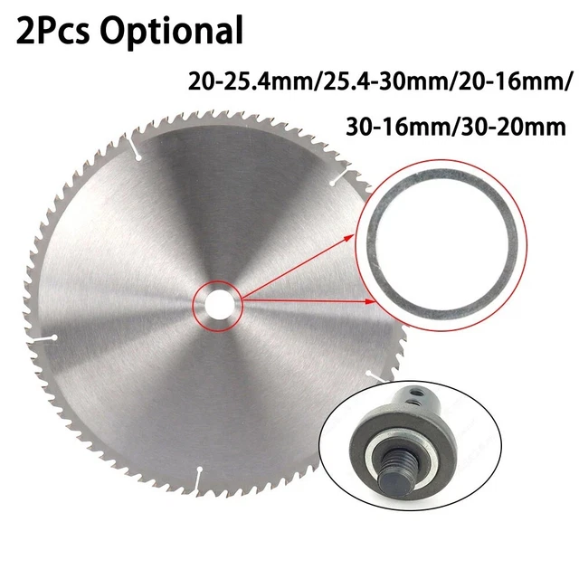 Anillo adaptador flexible para hoja de sierra circular 2 piezas para diferentes aplicaciones