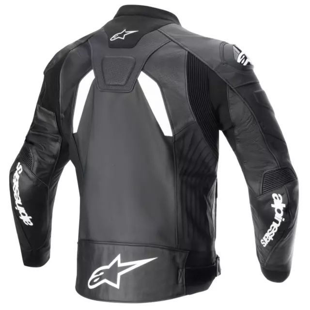 ALPINESTARS GP PLUS R V4 Airflow Leather Jacket Black/White £455.99 ...