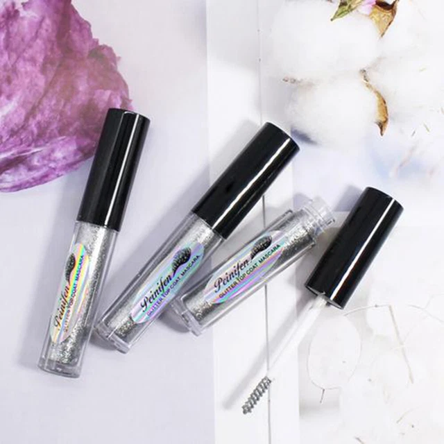 Cigliaglia glitter mascara glitter mascara impermeabile lunga durata SLS