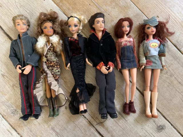 My scene Dolls Bundle  - Articulated Barbie Dolls x 6