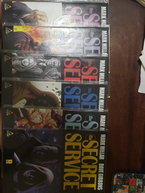 THE SECRET SERVICE (2012) - Millar/Gibbons - complete set 1-6 - Very High Grade