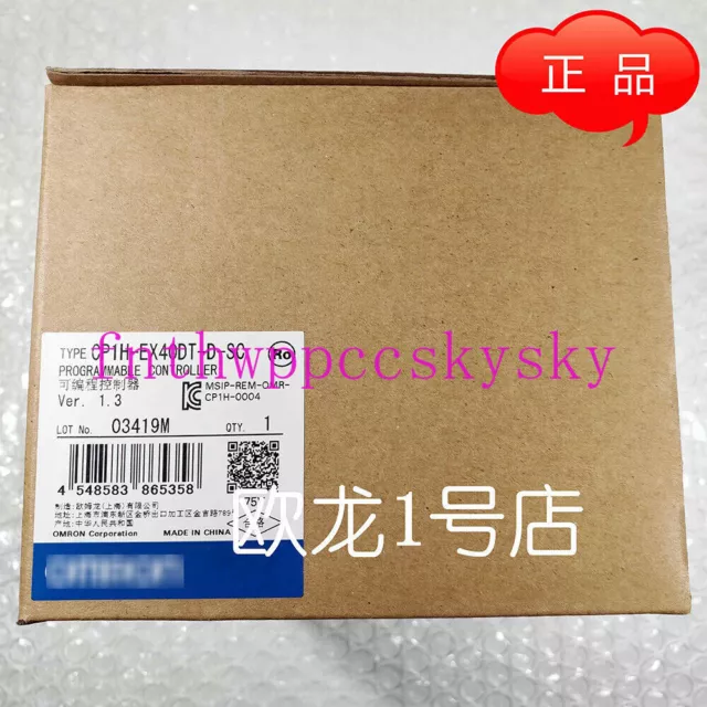 1pcs CP1H-EX40DT-D-SC For Omron Programmable Controller Original New