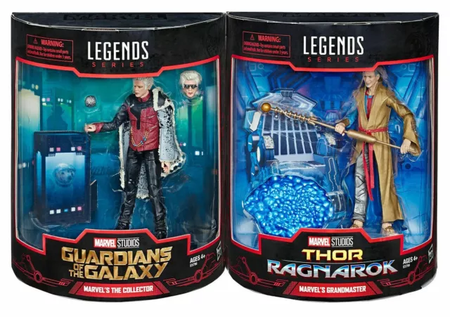 Hasbro Marvel Legends Studios 6" The Collector & Grandmaster Sdcc 2019 New