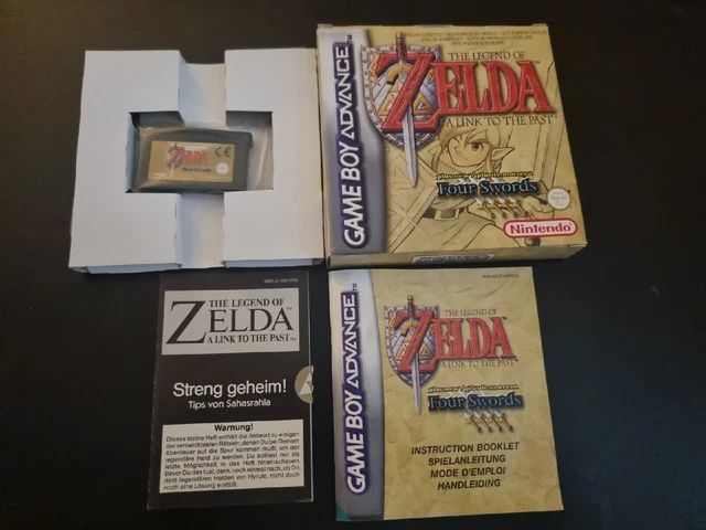 THE LEGEND OF Zelda A Link To The Past CiB Nintendo GameBoy Advance EUR
