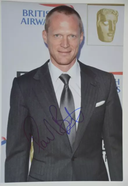 Paul Bettany signed 20x30cm Foto Autogramm / Autograph In Person 2