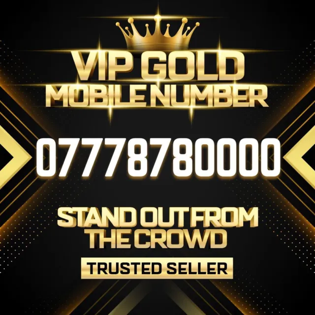 07778780000 scheda SIM numero di telefono VIP oro platino business facile facile
