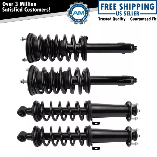 Front and Rear Strut & Spring Assembly Set Fits 2006 Lexus GS300 2007-2011 GS350