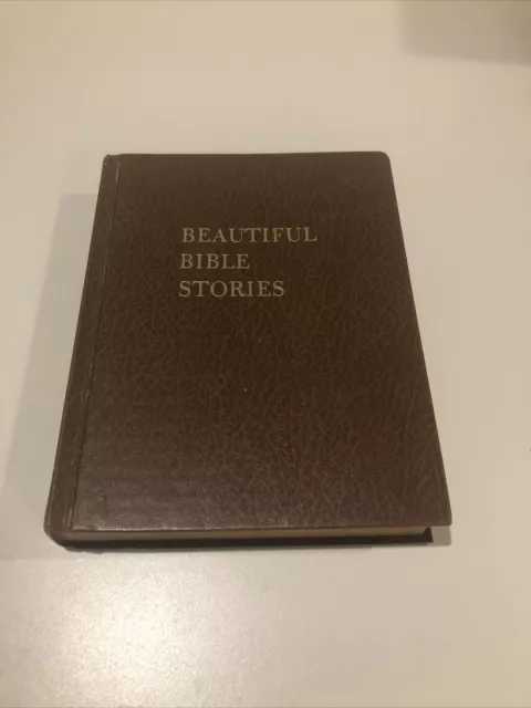 1964 BEAUTIFUL BIBLE STORIES Illustrated Large Print Patricia Martin 
