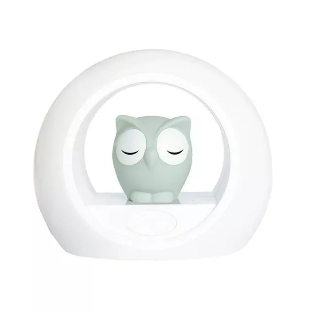 ZAZU Lou the Owl Nightlight with Cry Sensor Grey ZALOUG