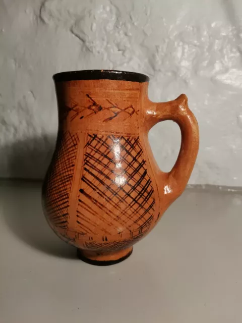 Céramique Berbère pichet ancien xix xx diam Max  12 cm haut 15.7 cm Maroc