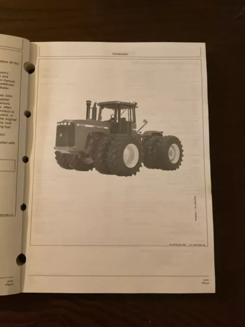 John Deere Operators Manual 9100,9200,9300 And 9400 Tractor 2