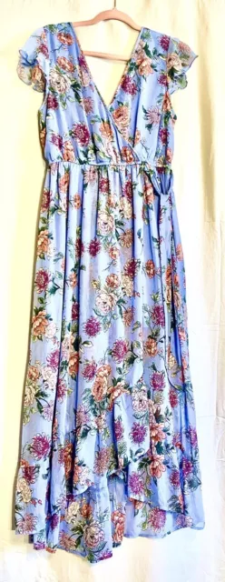 band of gypsies floral Faux Wrap Size Large