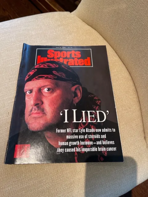 Sports Illustrated Magazine July 8, 1991 Lyle Alzado Steroids - no label 