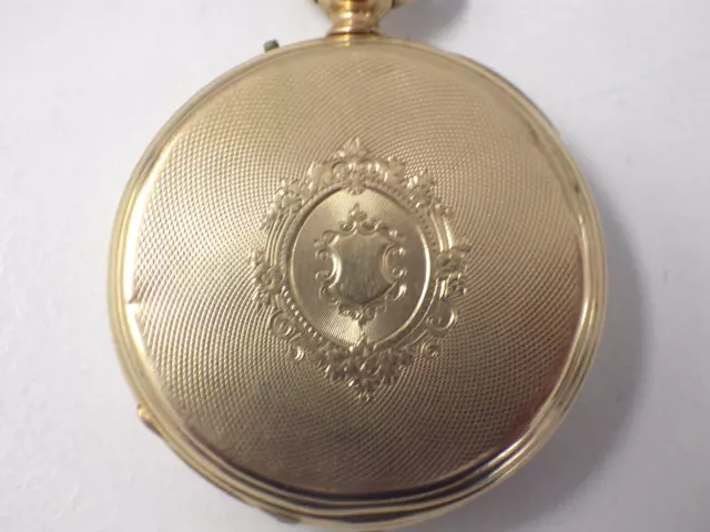 Antike 18.kt Gold Taschenuhr Herrentaschenuhr um 1900