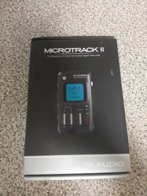 M-Audio MicroTrack II – digital recorder NEVER USED, MINT CONDITION.