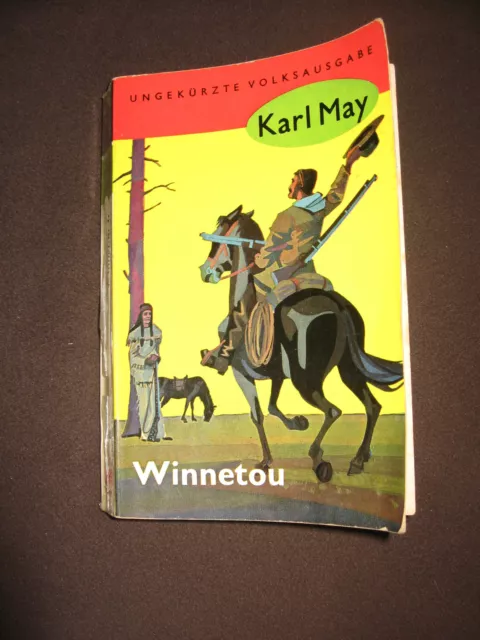 Taschenbuch T8 Winnetou II Karl May Wilde Westen Verlag Carl Ueberreuter 1951