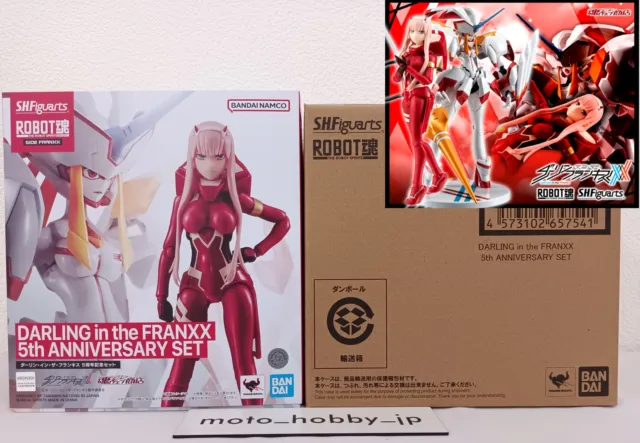 Bandai S.H.Figuarts x ROBOT Spirit Darling in the Franxx 5th Anniversary Set