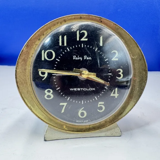 Westclox Baby Ben Repeater Alarm Clock Vintage Mid Century Spares Repair RARE