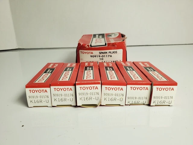 Genuine Toyota Spark Plug Set (6 Pieces) For Land Cruiser 1970-1980 F/2F – 90919-01056