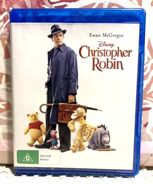 Blu-Ray~Christopher Robin~Free Postage~Region B~Disney~Winnie The Pooh