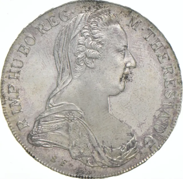 SILVER - WORLD COIN - 1780 Austrian Empire 1 Thaler - World Silver Coin *547