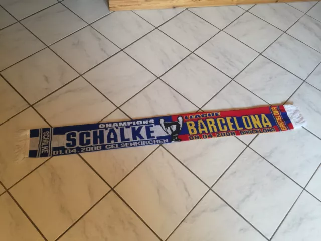 Schal - CL - FC Barcelona - FC Schalke 04 - 2008